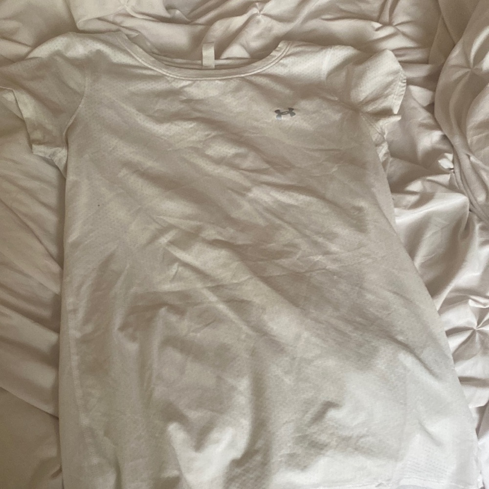 Underarmour White Athletic Tee